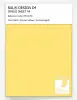 Product image 1 of the product “RAL® DESIGN D4 SINGLE SHEET A4 095 90 59 Dynamic yellow / Dynamischgelb ”