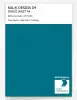 Artikelbild 1 des Artikels “RAL® DESIGN D4 SINGLE SHEET A4 220 40 40 Cyan blue / Cyanblau “