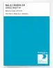 Product image 1 of the product “RAL® DESIGN D4 SINGLE SHEET A4 230 60 40 Alpine blue / Alpenblau ”