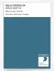 Product image 1 of the product “RAL® DESIGN D4 SINGLE SHEET A4 240 40 25 Orient blue / Orientblau ”