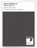 Product image 1 of the product “RAL® DESIGN D4 SINGLE SHEET A4 340 20 05 Liquorice black / Lakritzschwarz ”