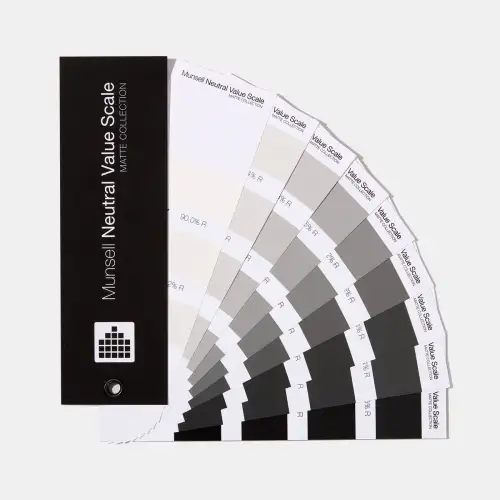 Product image of the product “Munsell Neutral Value Scale Matte Finish | 31-Step Grey Scale Standard ”