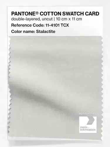 Artikelbild des Artikels “PANTONE® COTTON SWATCH CARD 11-4101 TCX Stalactite “