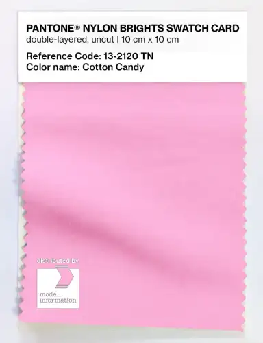 Artikelbild des Artikels “PANTONE® NYLON SWATCH CARD 13-2120 TN Cotton Candy “