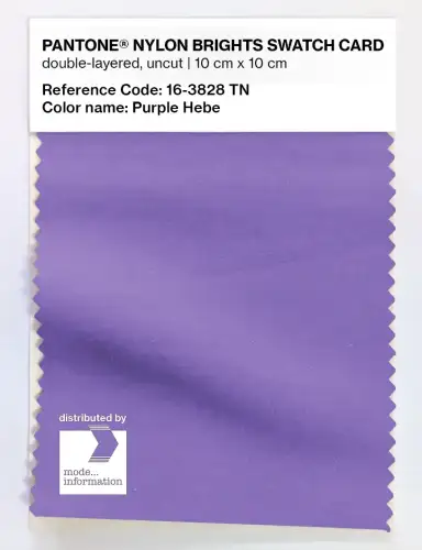 Artikelbild des Artikels “PANTONE® NYLON SWATCH CARD 16-3828 TN Purple Hebe “