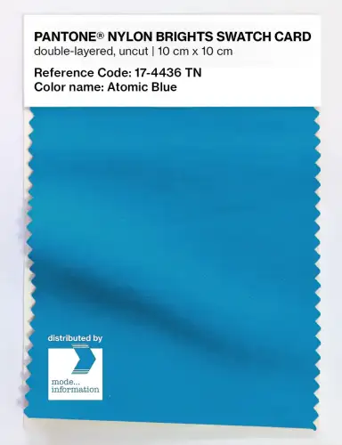 Artikelbild des Artikels “PANTONE® NYLON SWATCH CARD 17-4436 TN Atomic Blue “