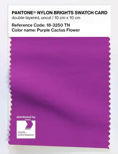 Artikelbild des Artikels “PANTONE® NYLON SWATCH CARD 18-3250 TN Purple Cactus Flower “