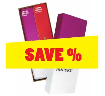 Product image of the product “PANTONE PLUS Color Bridge coated & uncoated set ”
