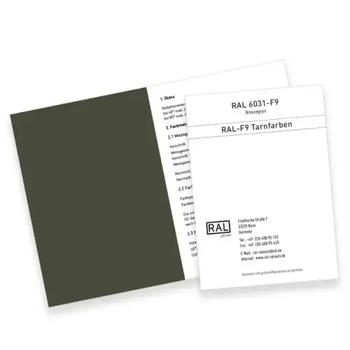Artikelbild des Artikels “RAL 6031-F9 Bronze green Camouflage Colour “