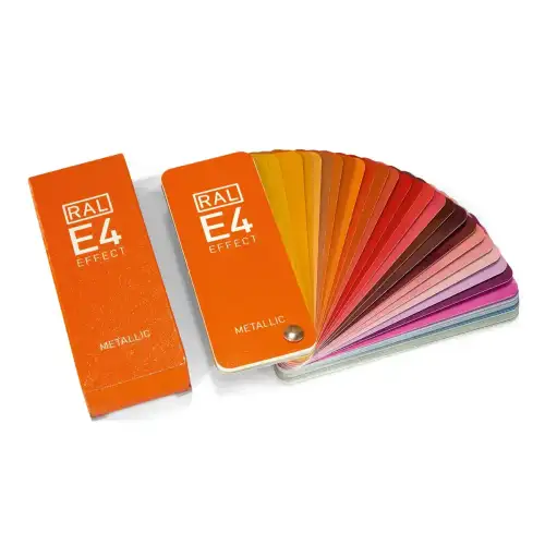 Artikelbild des Artikels “RAL E4 Farbfächer | 70 RAL EFFECT Metallicfarben für professionelles Design “