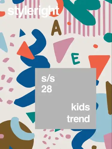 Artikelbild des Artikels “Style Right Kidswear Trend S/S 2028 | Kindermode, Farben, Prints & Grafiktrends “
