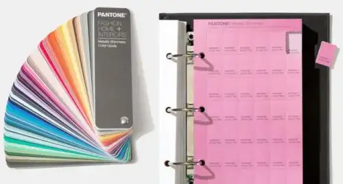 Artikelbild des Artikels “Pantone FHI Metallic Shimmers Color Specifier & Farbfächer Set “