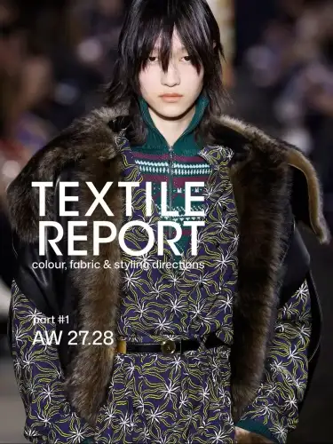 Artikelbild des Artikels “Textile Report Teil 1 Herbst/Winter 2027/2028 | Textiltrends, Stofftrends & Fashion Forecasting “