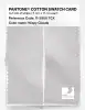 Product image 2 of the product “PANTONE® COTTON SWATCH CARD 11-3900 TCX Wispy Clouds ”