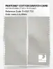 Product image 2 of the product “PANTONE® COTTON SWATCH CARD 11-4301 TCX Lily White ”