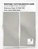 Product image 2 of the product “PANTONE® COTTON SWATCH CARD 12-4300 TCX White Onyx ”