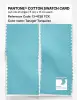 Product image 2 of the product “PANTONE® COTTON SWATCH CARD 13-4720 TCX Tanager Turquoise ”