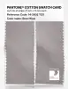 Product image 2 of the product “PANTONE® COTTON SWATCH CARD 14-3802 TCX Steel Wool ”