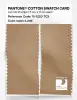 Product image 2 of the product “PANTONE® COTTON SWATCH CARD 15-1220 TCX Lattè ”
