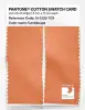 Product image 2 of the product “PANTONE® COTTON SWATCH CARD 15-1239 TCX Cantaloupe ”