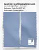 Product image 2 of the product “PANTONE® COTTON SWATCH CARD 15-4030 TCX Chambray Blue ”