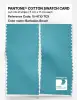 Product image 2 of the product “PANTONE® COTTON SWATCH CARD 15-4710 TCX Barbados Beach ”