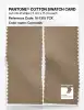 Product image 2 of the product “PANTONE® COTTON SWATCH CARD 16-1315 TCX Cornstalk ”
