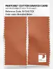 Product image 2 of the product “PANTONE® COTTON SWATCH CARD 16-1340 TCX Brandied Melon ”
