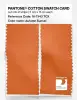 Product image 2 of the product “PANTONE® COTTON SWATCH CARD 16-1343 TCX Autumn Sunset ”