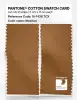 Product image 2 of the product “PANTONE® COTTON SWATCH CARD 16-1438 TCX Meerkat ”