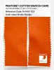 Product image 2 of the product “PANTONE® COTTON SWATCH CARD 16-1453 TCX Exotic Orange ”