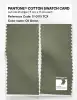 Product image 2 of the product “PANTONE® COTTON SWATCH CARD 17-0115 TCX Oil Green ”