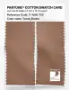 Product image 2 of the product “PANTONE® COTTON SWATCH CARD 17-1226 TCX Tawny Brown ”