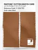Product image 2 of the product “PANTONE® COTTON SWATCH CARD 17-1336 TCX Bran ”