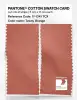 Product image 2 of the product “PANTONE® COTTON SWATCH CARD 17-1341 TCX Tawny Orange ”
