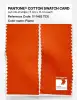 Product image 2 of the product “PANTONE® COTTON SWATCH CARD 17-1462 TCX Flame ”