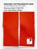 Product image 2 of the product “PANTONE® COTTON SWATCH CARD 17-1563 TCX Cherry Tomato ”