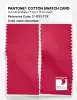Product image 2 of the product “PANTONE® COTTON SWATCH CARD 17-1753 TCX Geranium ”