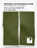 Product image 2 of the product “PANTONE® COTTON SWATCH CARD 18-0228 TCX Pesto ”