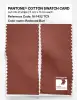 Product image 2 of the product “PANTONE® COTTON SWATCH CARD 18-1432 TCX Redwood Burl ”