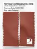 Product image 2 of the product “PANTONE® COTTON SWATCH CARD 18-1443 TCX Redwood ”