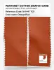 Product image 2 of the product “PANTONE® COTTON SWATCH CARD 18-1447 TCX Orange Rust ”