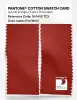 Product image 2 of the product “PANTONE® COTTON SWATCH CARD 18-1453 TCX Fire Whirl ”