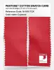 Product image 2 of the product “PANTONE® COTTON SWATCH CARD 18-1651 TCX Cayenne ”