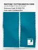 Product image 2 of the product “PANTONE® COTTON SWATCH CARD 18-4525 TCX Caribbean Sea ”