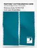 Product image 2 of the product “PANTONE® COTTON SWATCH CARD 18-4733 TCX Enamel Blue ”