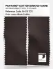 Product image 2 of the product “PANTONE® COTTON SWATCH CARD 19-1111 TCX Black Coffee ”