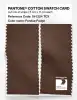 Product image 2 of the product “PANTONE® COTTON SWATCH CARD 19-1224 TCX Fondue Fudge ”