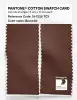 Product image 2 of the product “PANTONE® COTTON SWATCH CARD 19-1235 TCX Brunette ”