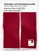 Product image 2 of the product “PANTONE® COTTON SWATCH CARD 19-1554 TCX Savvy Red ”